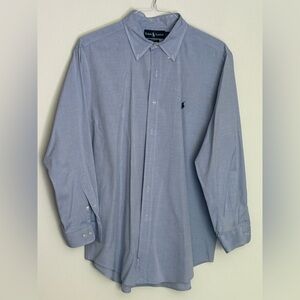 Ralph Lauren Light Blue Dress Shirt Neck Size 16.5